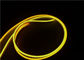 Golden Yellow Color Silicone LED Flexible Neon Strip Lights For Shopping Mall / KTV