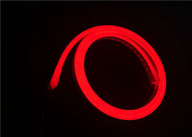 Red Color 24V Super Flexible LED Strip Light With Silicone Materials For Outdoor Lighting