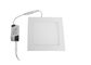 IP20 Rade LED Recessed Panel Light With Aluminum Die Casting Material NO Dimmable