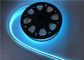 IP67 12V / 24V Blue LED Strip Lights , 2.5CM Cut Silicone Flexible Neon Rope Light