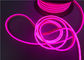 Pink Color Silicone Neon Flexible Strip Lights 2835SMD 120 leds For Modelling Of Advertising